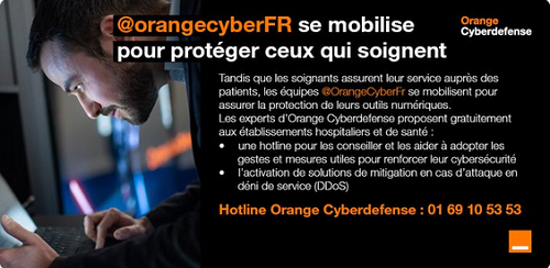 Orange cyberdefense mobilisé contre la COVID