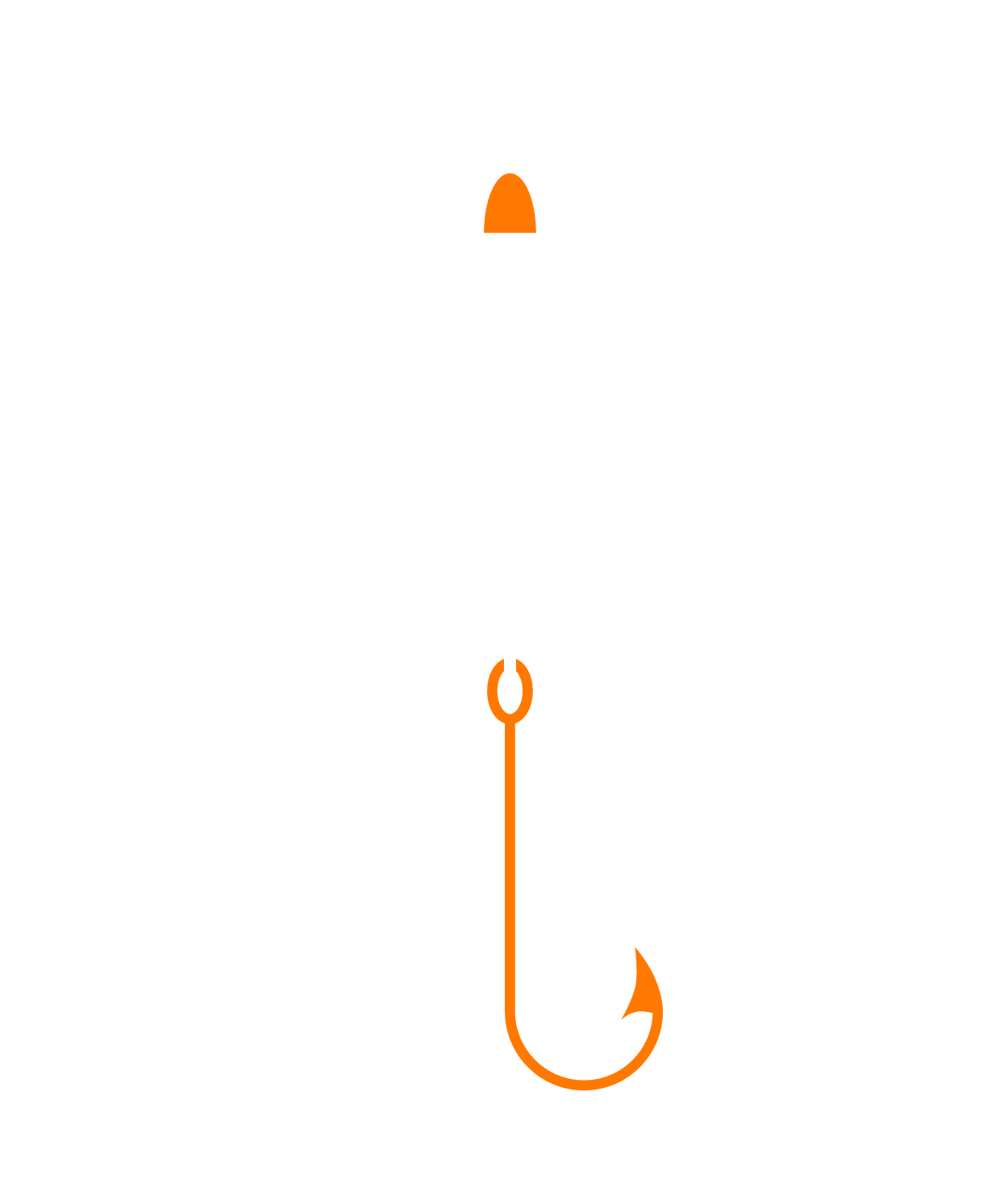 Hameçon en illustration