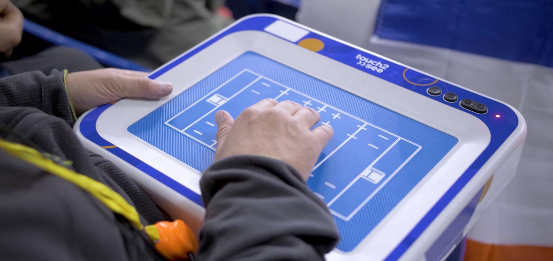 photo tablette haptique et de vibration Touch2see