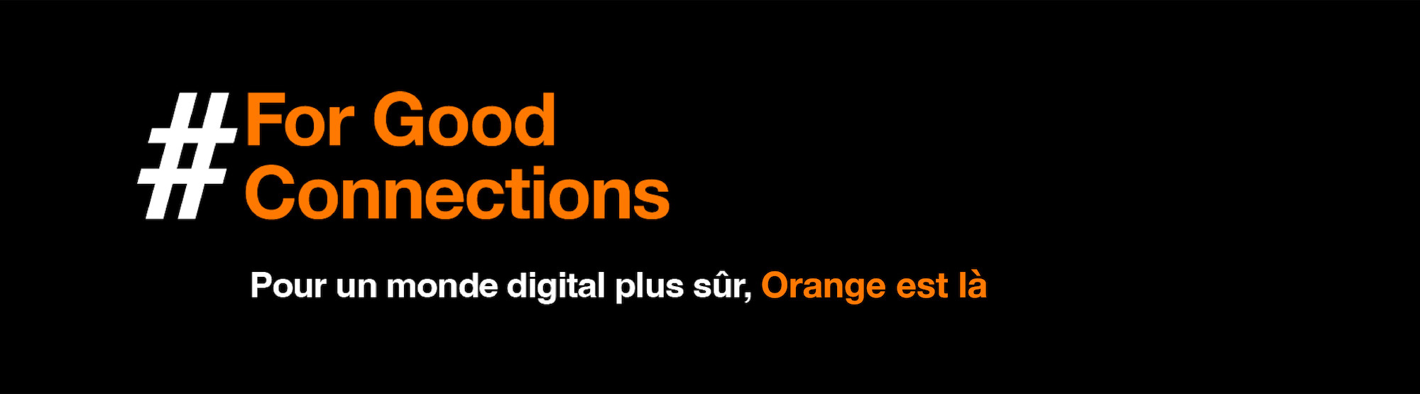 Bannière For Good Connection FR