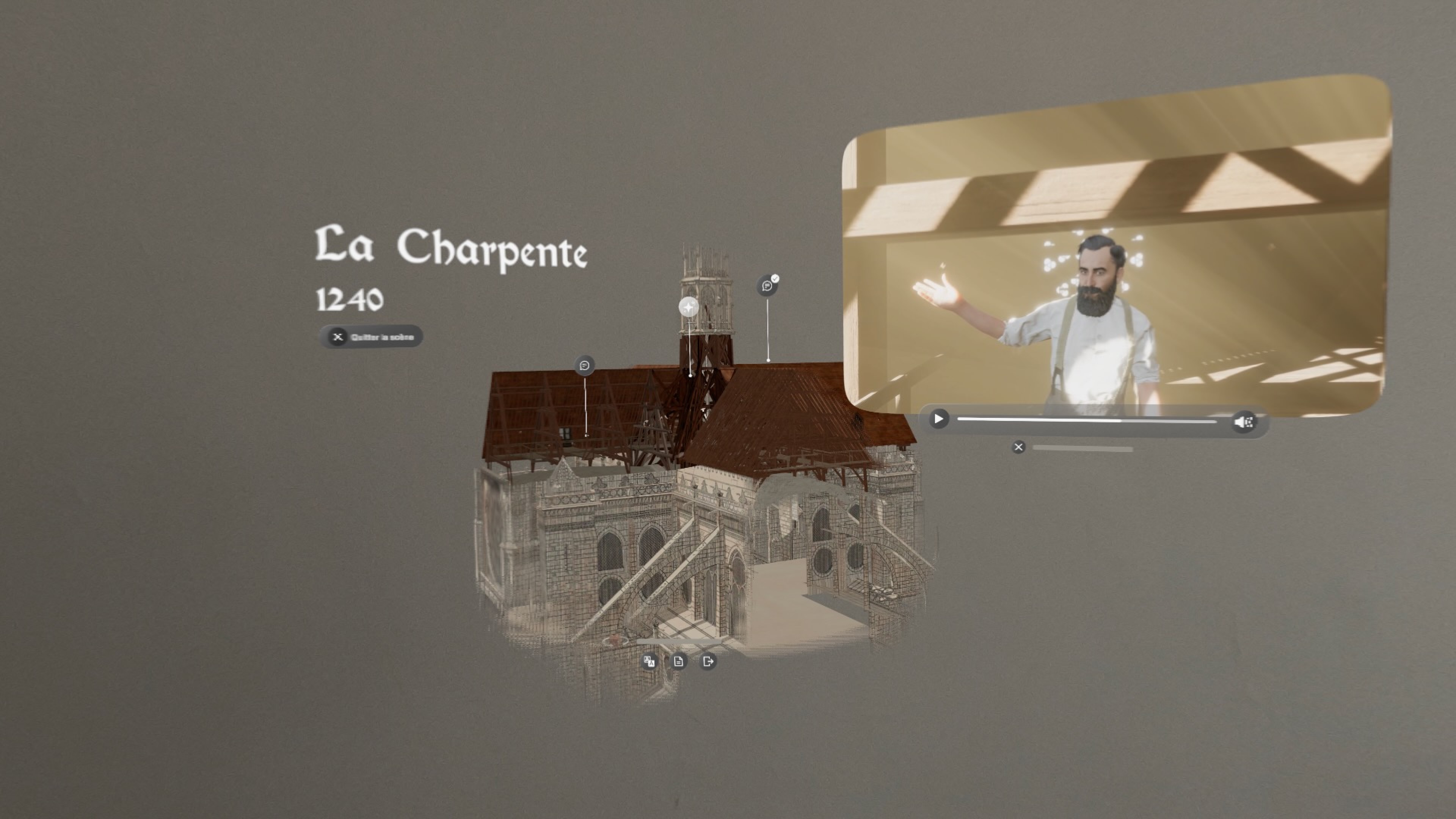 Eternelle Notre-Dame : Secrets, La Charpente