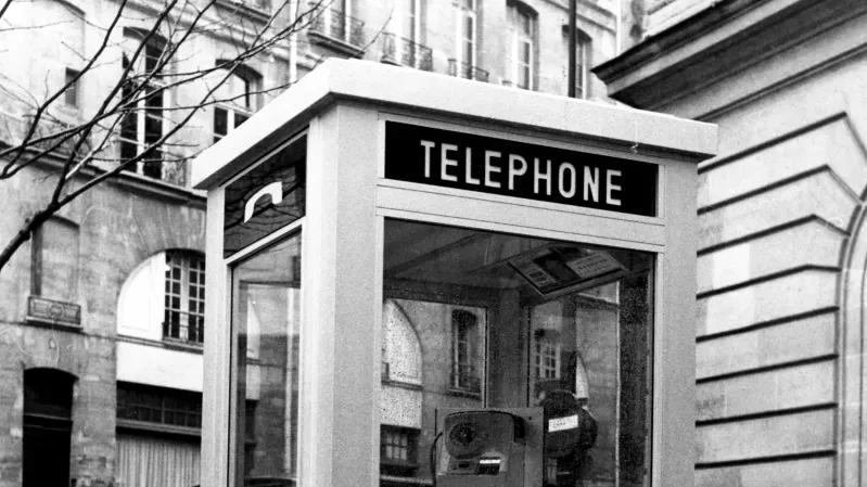 Photo d'une cabine téléphonique