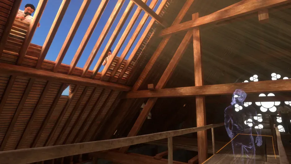 Toiture Notre-Dame de Paris, travail de reconstruction des boiseries