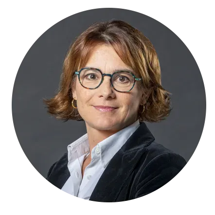 Mari-Noëlle Jego-Lavessière, portrait rond