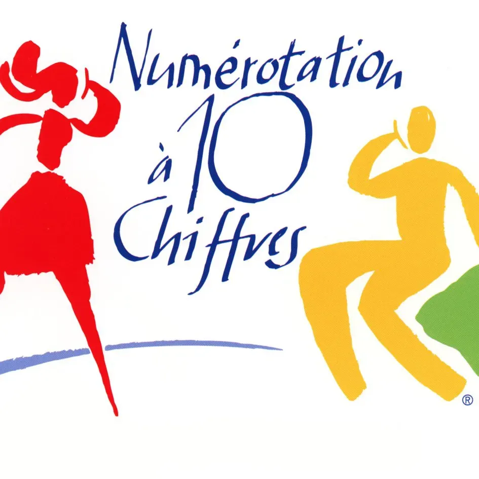 Illustration numérotation à 10 chiffres