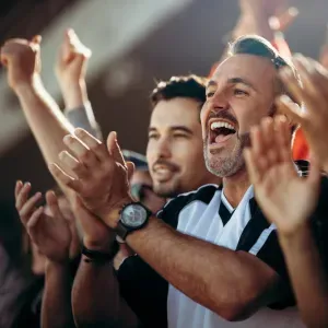 photo de spectateurs qui applaudissent