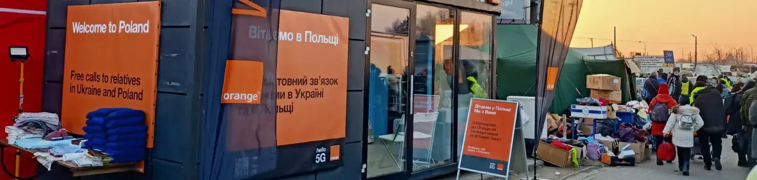Ukrainian frontier Orange booth