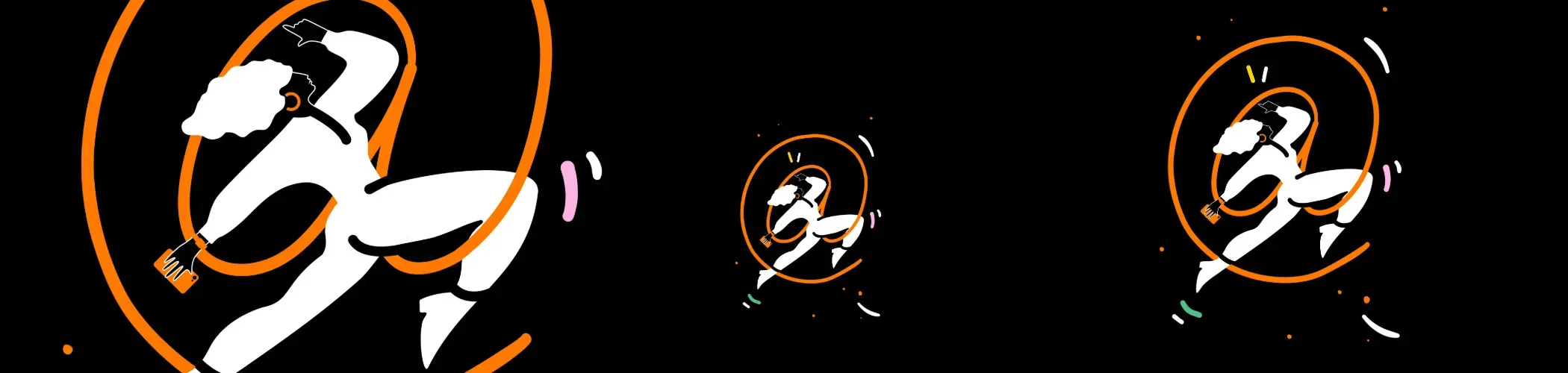 Illustration Hello Women femme dans un @