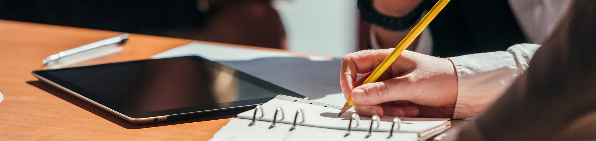 Prise de notes et établissement d'un calendrier