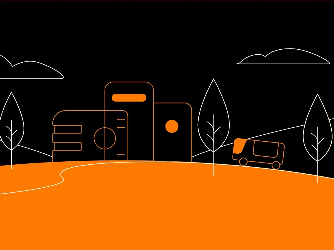 Illustration d'une ville smart cities