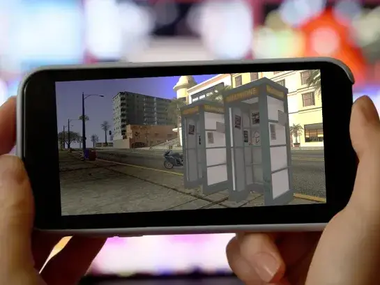 smartphone avec image safe Zone