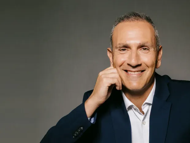 Portrait Bruno Zerbib, format rond