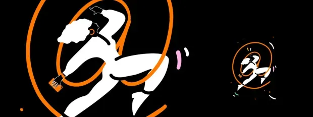 Illustration Hello Women femme dans un @