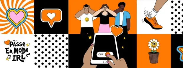 Visuel avec animations For Good Connection